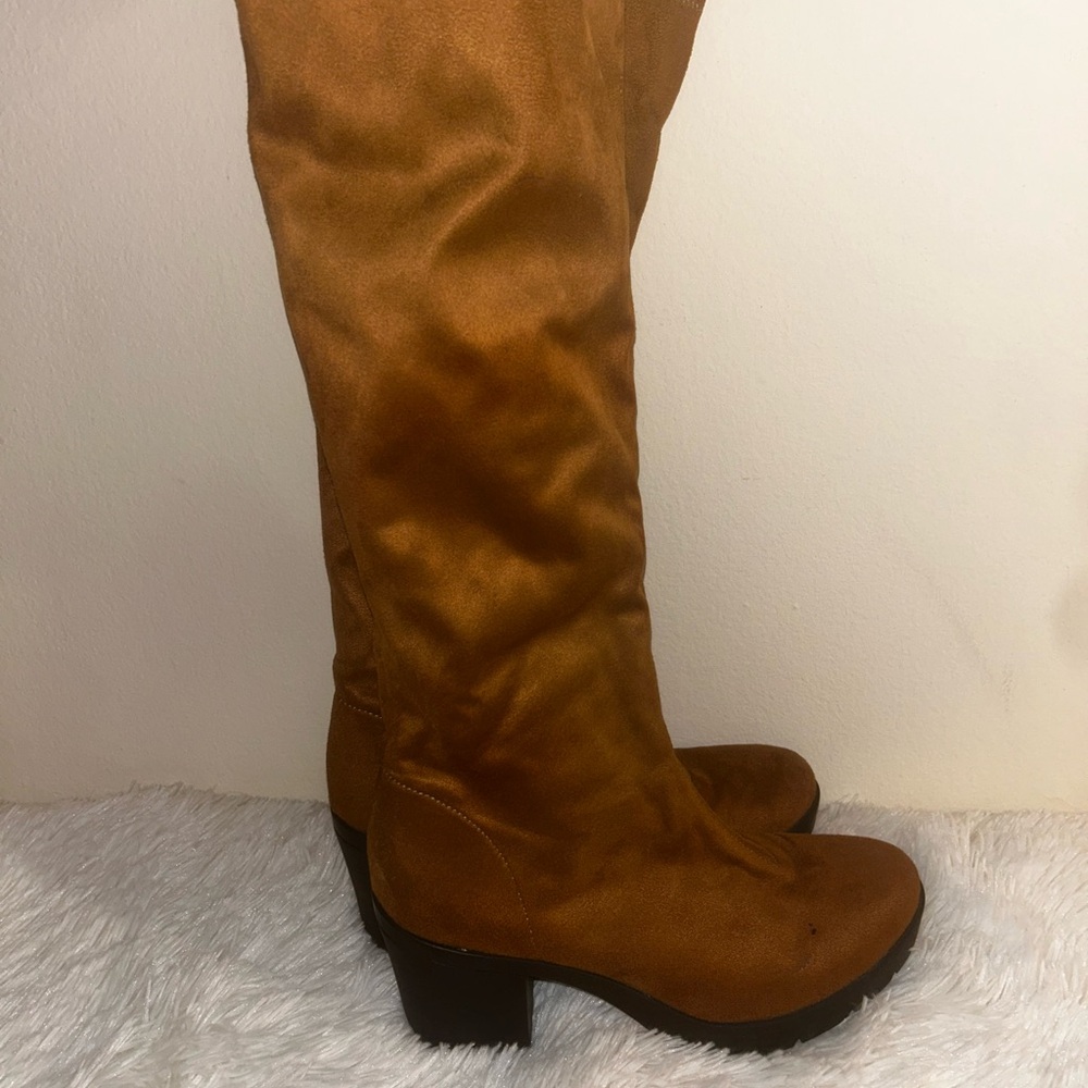 Brown Suede Women's Boots
